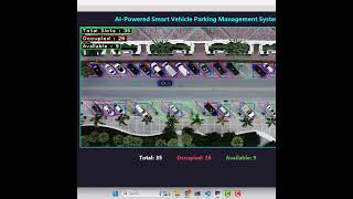 🚗 AI-Based Vehicle Parking Management System Using Computer Vision & Deep Learning