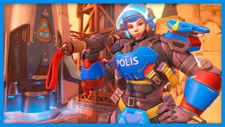 🎮 Overwatch | Brigitte Riot Police | Animated Desktop Wallpaper 4K 60fps 🎮