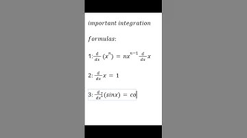 Basic derivation formulas (part 1) || derivatives