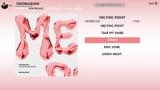 [Full Album] ZEROBASEONE (제로베이스원) - Melting Point Playlist