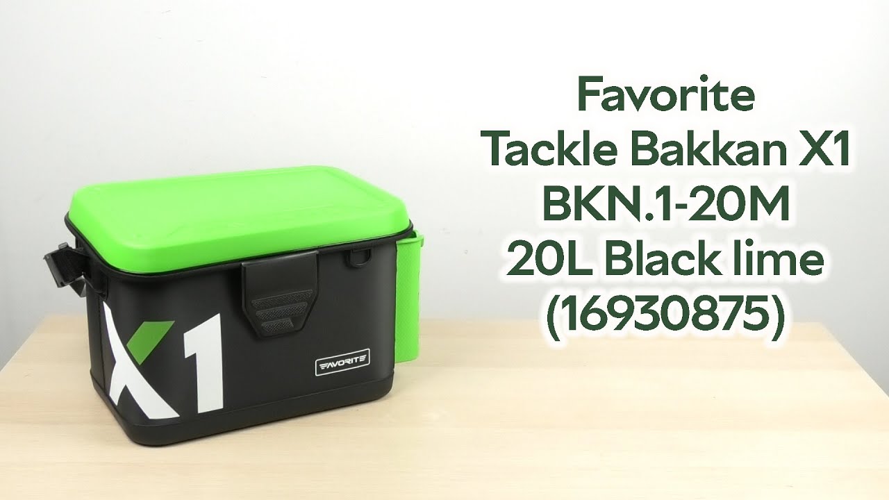 Розпаковка Favorite Tackle Bakkan X1 BKN.1-20M 20L Black lime