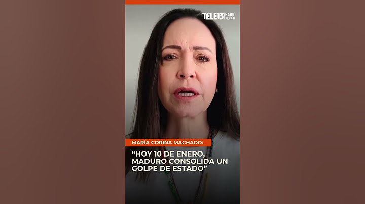 María Corina Machado envía mensaje tras toma de poder de Maduro