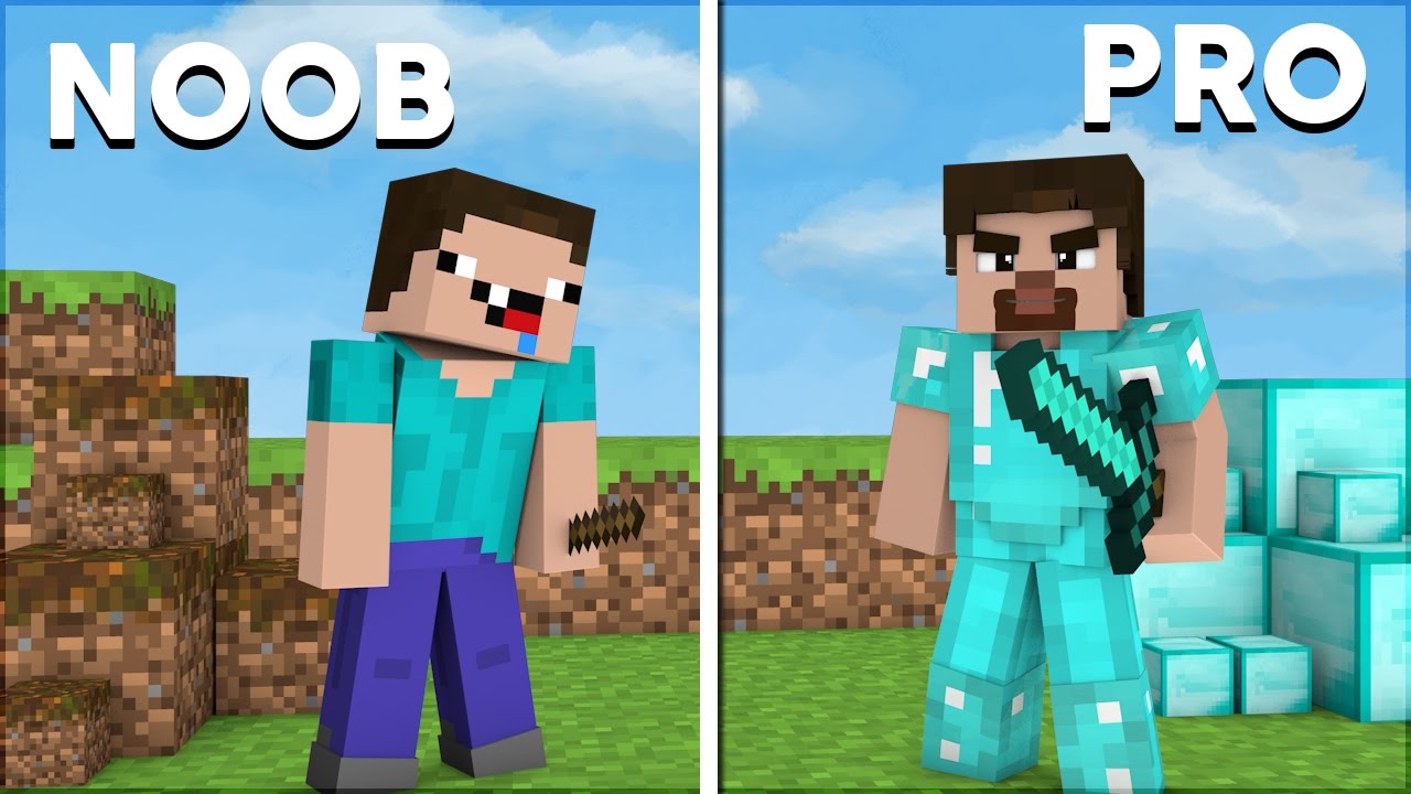 Minecraft: A DIFEREÇA ENTRE JAZZGHOST NOOB E JAZZGHOST PRO
