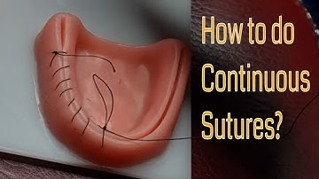 Mastering Continuous Suturing Technique: A Step-by-Step Guide #sutures #medicalstudent