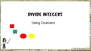 6.3D Divide Integers using Counters