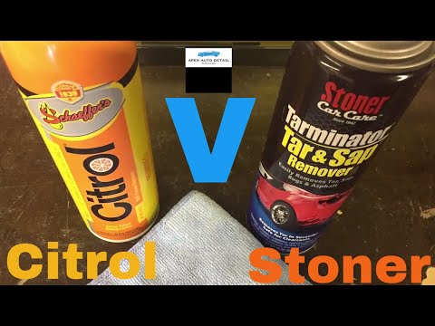 Head To Head Schaeffer Citrol 266 Versus Stoner Tarminator Bug And Tar Remover