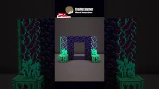 El Portal MÁS ÉPICO de Minecraft 😱 #minecraft #shorts