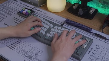 Vulcan Majapahit (Maja Ergo) with lubed Gateron Inks Typing Sounds