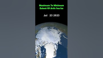 Animation Of Maximum To Minimum Extent Of Artic Sea Ice For 2023