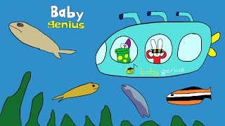 Baby Genius Songs: Exploring Fishes (ft. DJ and Simon) | Music Audio.