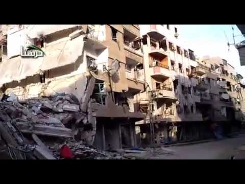 Syrien Einem Kameramann Blutet Das Herz Wahrend Er Die Zerstorung Und Verwustung Von Harasta Youtube