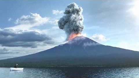 Volcano Eruption VFX | PhoenixFD