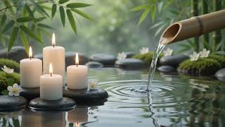 1 Hour of Pure Calm • Soft Piano & Soothing Bamboo Water Stream#relaxingmusic #healingmusic #soft screenshot 3