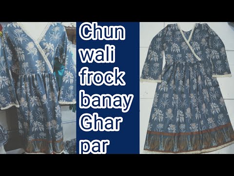 Chun wali frock cutting and stitching 