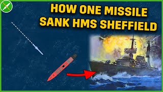 Exocet Attack on HMS Sheffield  Falklands War Documentary