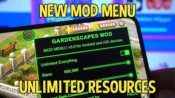 GARDENSCAPES HACK UNLIMITED STARS AND COINS TUTORIAL (iOS/Android) 🌟💰