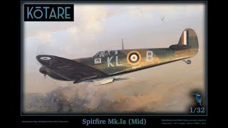 Preview The New 1/32 Kotare Models Spitfire Mk Ia