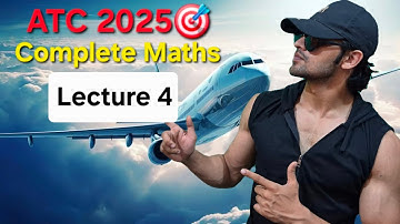 AAI ATC 2025 Exam Strategy || ATC MATHS AND PHYSICS || AAI ATC Junior Executive #aaiatc