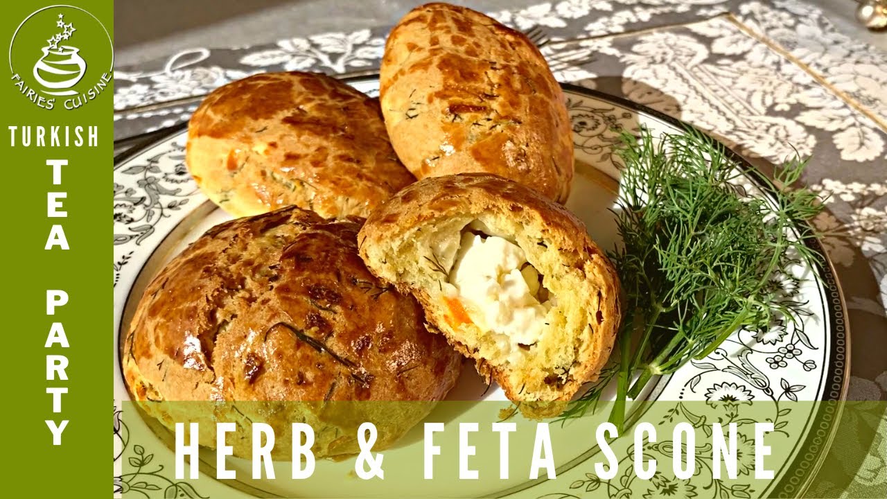 HERB & FETA SCONES: An easy, delicate, and savoury poacha