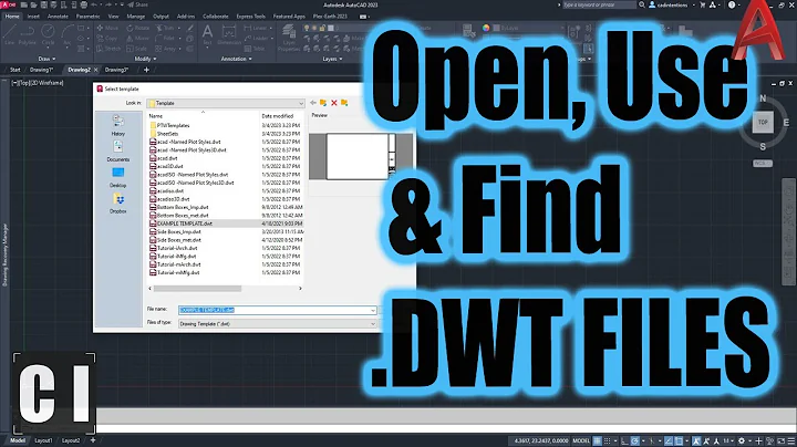 AutoCAD Drawing Template Files (.dwt) - File Locations, How to Open and What They Do! (.dwt vs .dwg) - DayDayNews