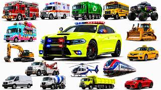 Vehicle Names | Learn 85  Vehicle Names in English with sounds | Mode of Transport for kids
