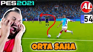 ORTA SAHADAN ÖLÜ YAPRAK VURUŞU! DİREKLER FUTBOLDAN KALDIRILSIN! | PES 2021 ANALİG #54