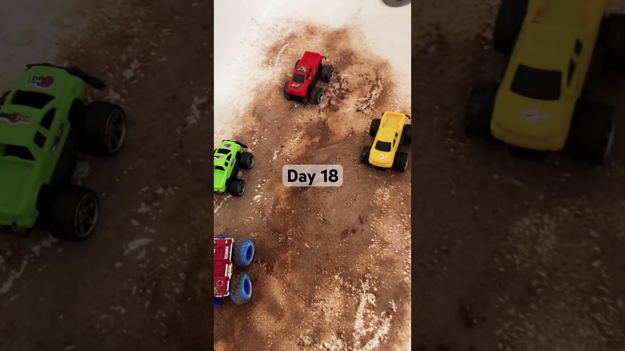 Day 18 of elf on the shelf  , dirt race 🏎️ 