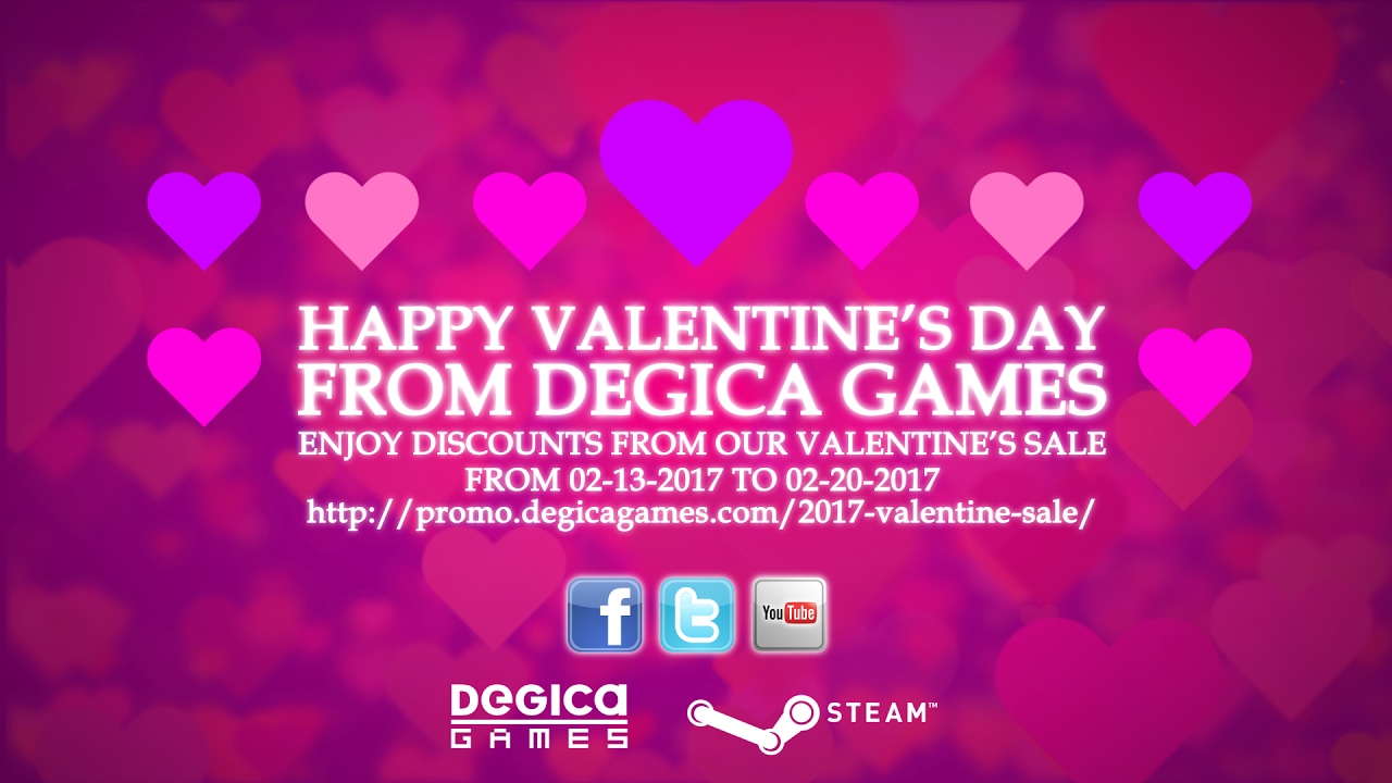 Happy Valentines From Degica Games