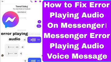 How to Fix Error Playing Audio in Messenger 2023 Android | Messenger Error Playing Audio Voice