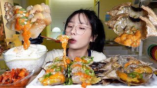 🦀알 뚝-뚝 흐르는 살 꽉~찬 간장게장 🦀 Soy Sauce Marinated Raw Crab(Ganjang gejang)🦀カンジャンゲジャン Cua Ngâm Tương