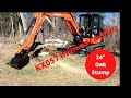 Kubota KX057 Clearing Land - How fast is it?