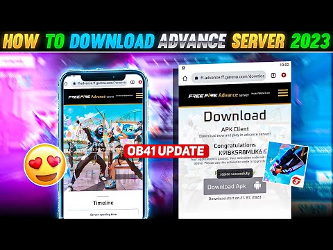 HOW TO DOWNLOAD FREE FIRE ADVANCE SERVER 2023😱🔥, FREE FIRE OB41 ADVANCE  SERVER