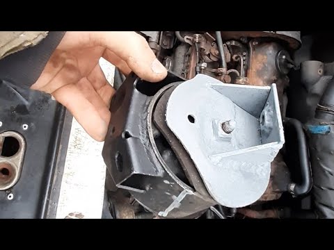 замена подушки двигателя гольф 3