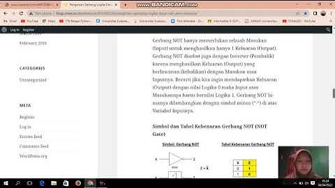 Video Membuat Gerbang Logika Dengan Menggunakan Aplikasi Livewire
