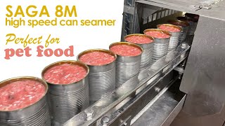 Jk Somme can seamer SAGA 8M FSS seaming pet food cans - 400 cans/min - Ø73 mm (300D)