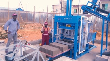 Conmach BlockKing-12MS Block and Interlock Making Machine during Installation