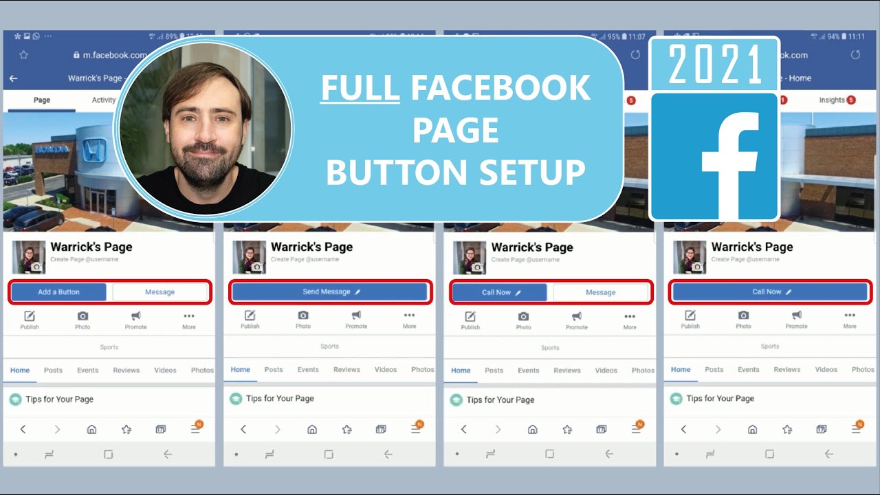 Facebook page "call to action" buttons. Complete setup guide!!! YouTube