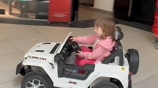 Yana Ride On Toy Car for Kids & Train! Fun Day at the Mall!