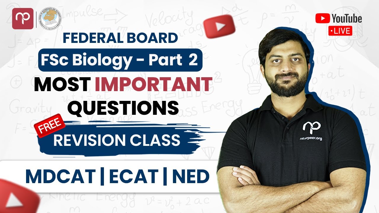 FSc Biology 2025 FBISE Expected Paper | Part -2 | LIVE Revision Class