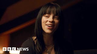 Billie Eilish interview: Growing up in public a 'bruising experience' - BBC News