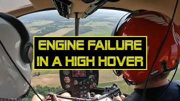 Engine Failure in a High Hover #flighttraining