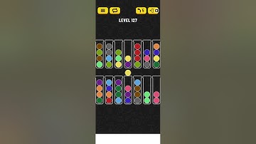 Ball sort puzzle level 127 #ballsortpuzzle