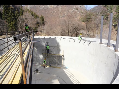 აბასთუმანში წყალარინების გამწმენდი ნაგებობის მშენებლობა დასრულების ფაზაშია