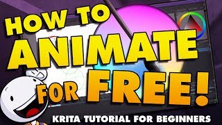 How To Animate in Krita for Beginners  FREE ANIMATION SOFTWARE!