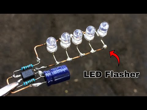 Optocoupler LED Flasher