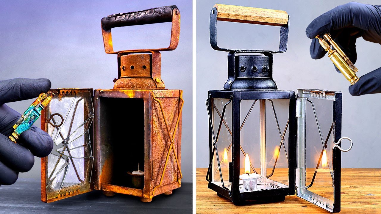 Rare Rusty Lighter and Lantern Restoration | WW2 - YouTube