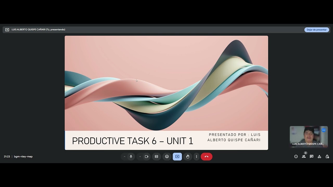 PRODUCTIVE TASK 6 – UNIT 1 - YouTube