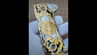 #cachasberetta#92fsgrips#goldgrips#calendarioazteca#pietroberetta#mhpmexicanarts