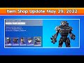 Fortnite Item Shop May 29  - Mecha Team Shadow