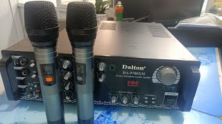 Hướng dẫn cách kết nối và đổi tần số mic âm ly DA - 9700XM của Dalton